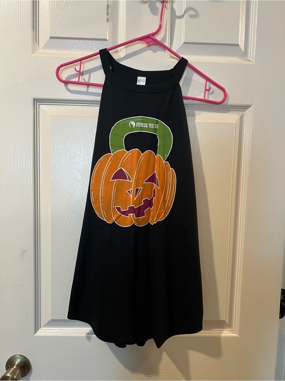 Black Pumpkin Halloween Costume Tank